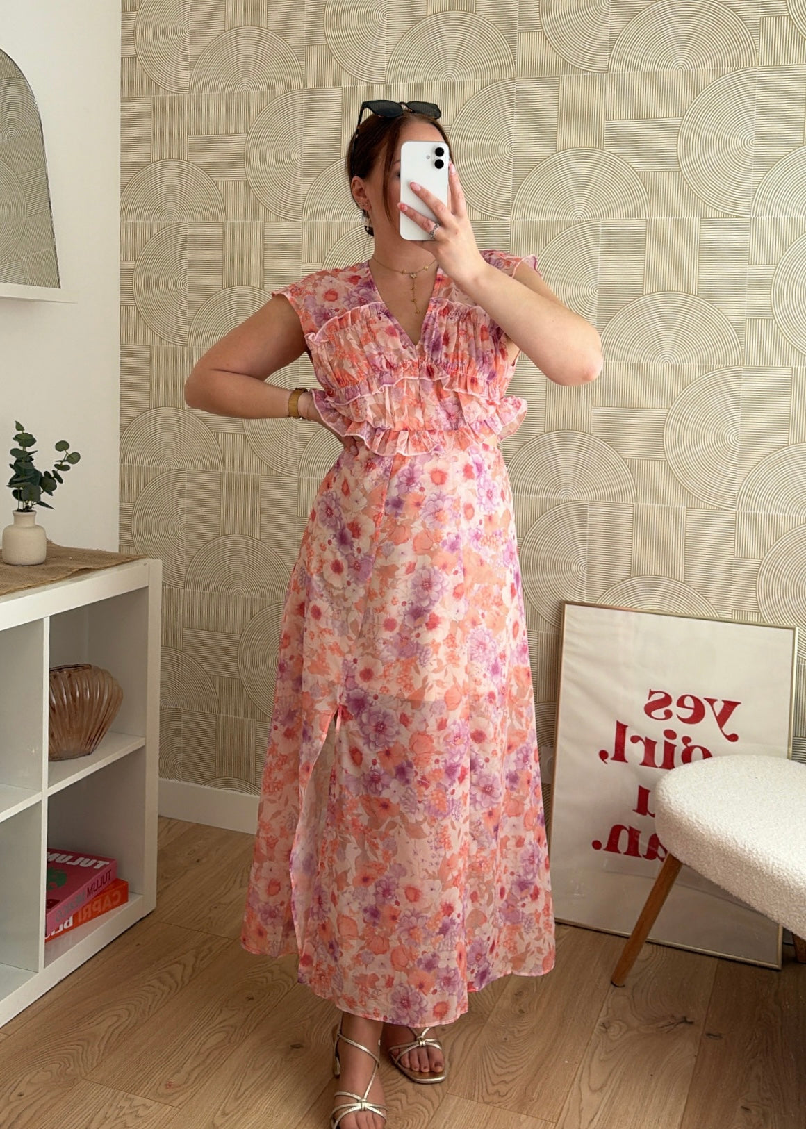 Robe longue purple - CARLA
