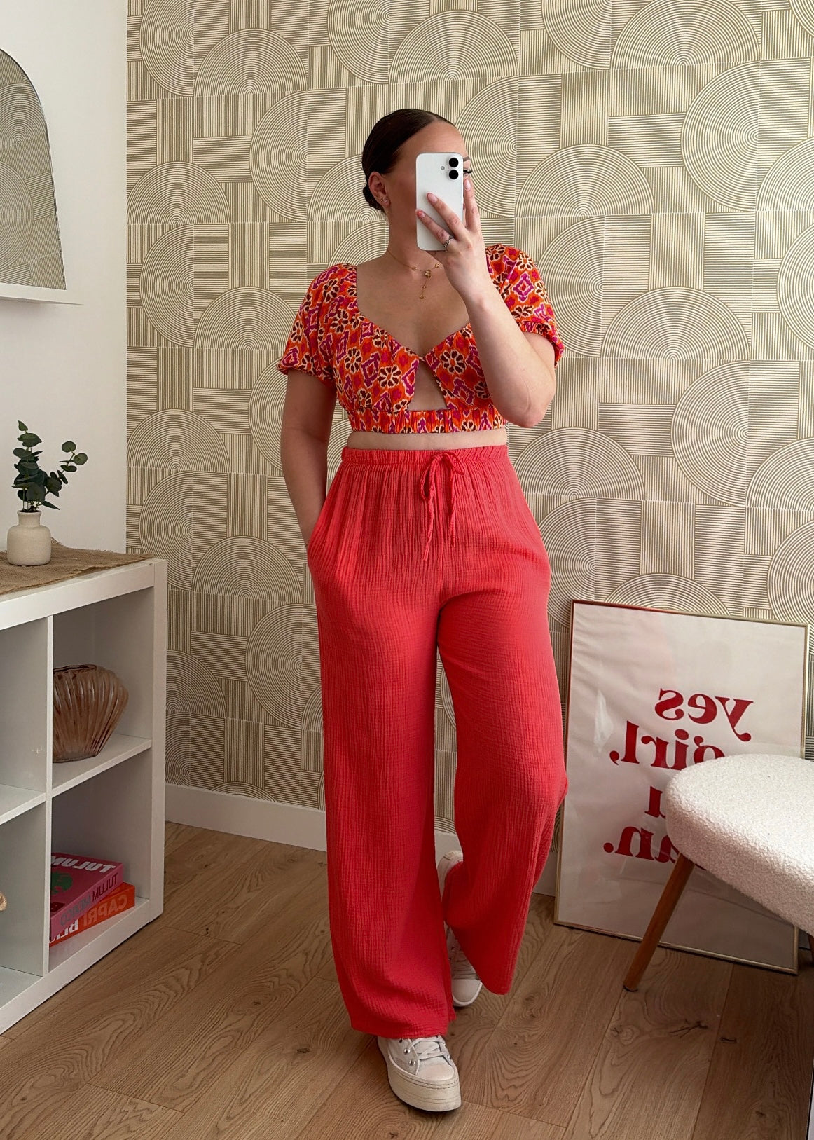 Pantalon corail - GAZE DE COTON