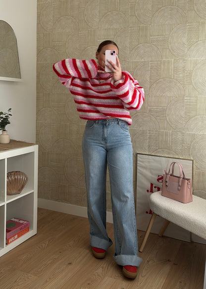 Jeans wide bleu - GIO