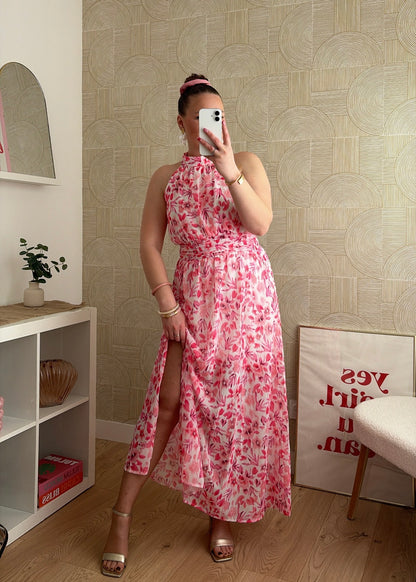 Robe longue rose - INAYA