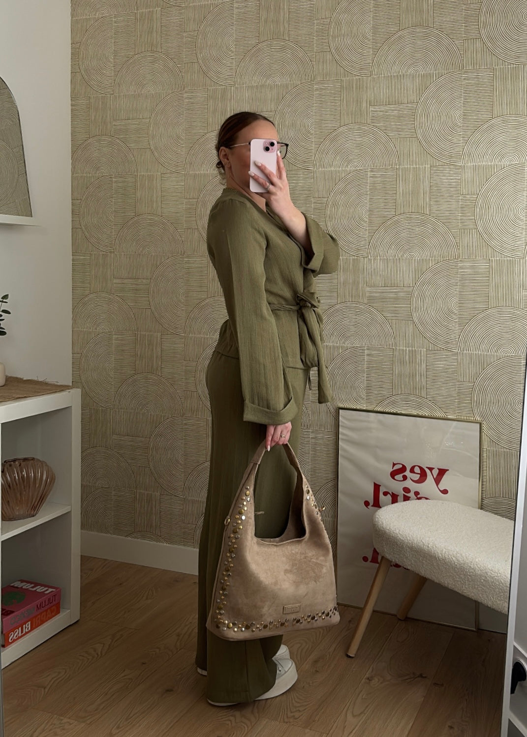 Ensemble fluide kaki - MORAH