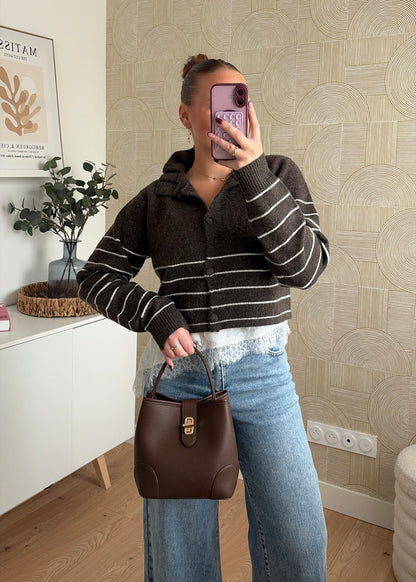 Gilet choco - CLARA