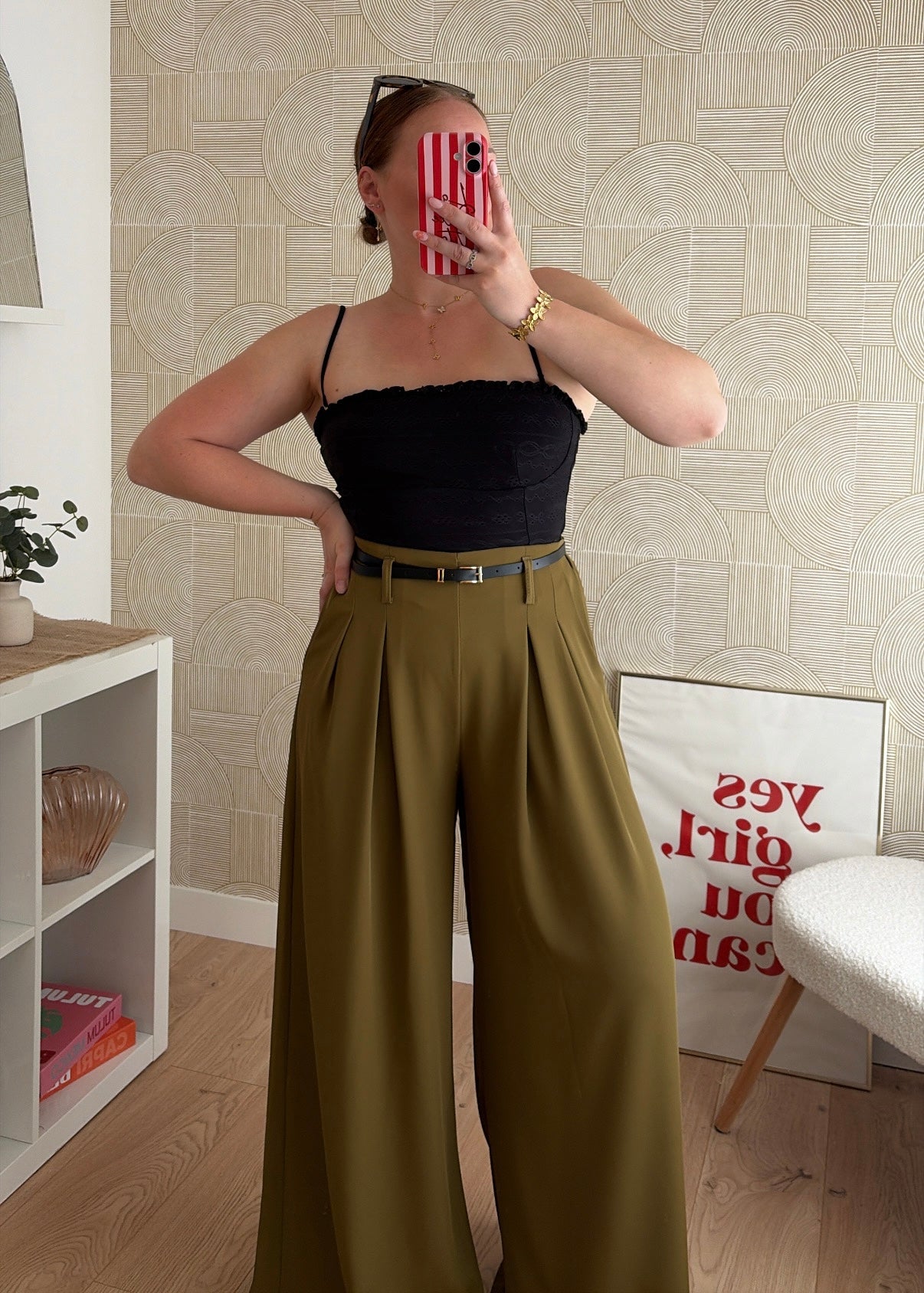 Pantalon olive - PALAZZO