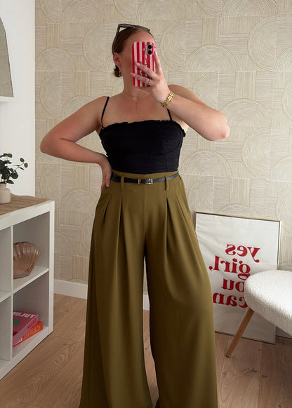 Pantalon olive - PALAZZO