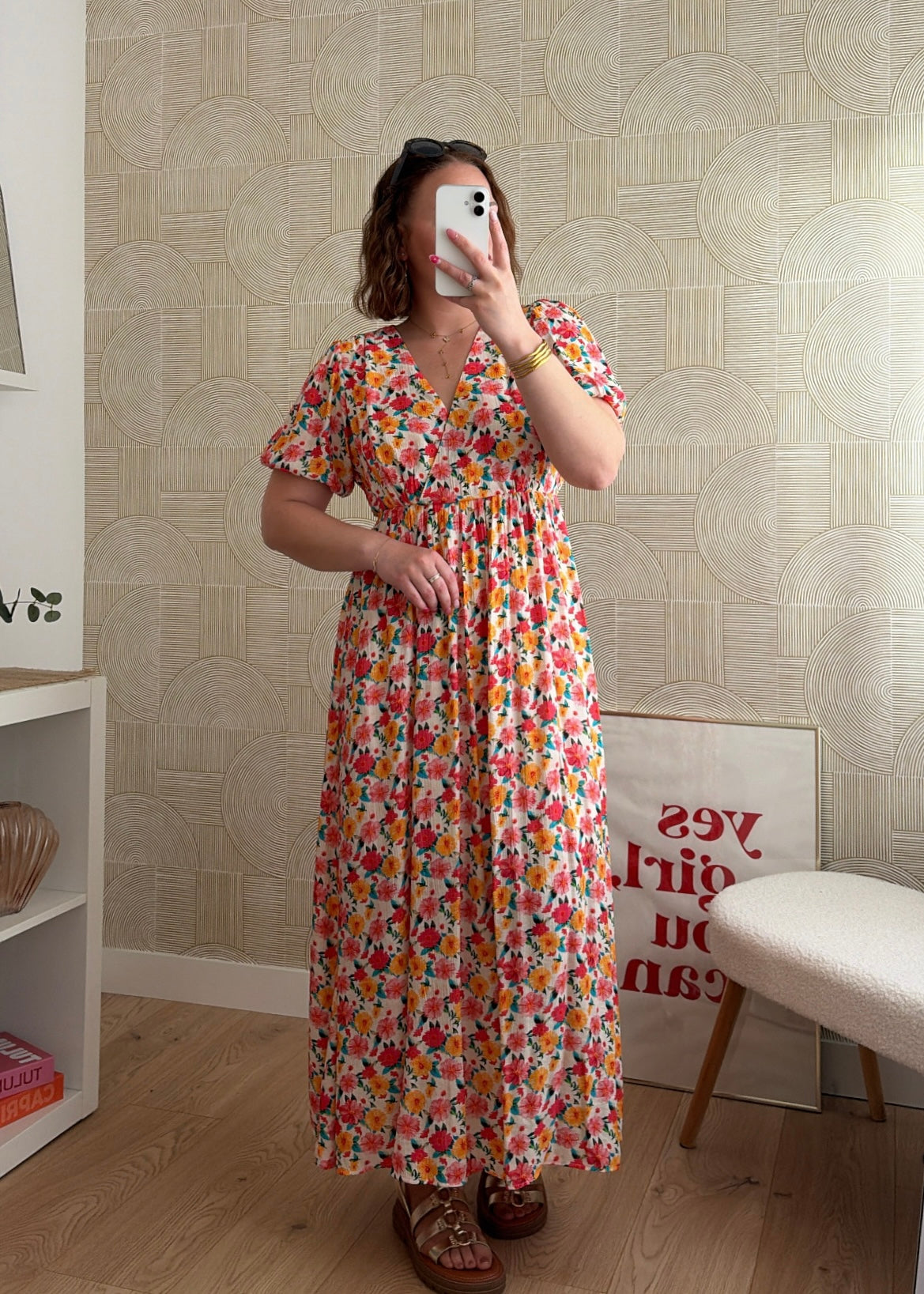 Robe longue fleurie - ROSALIE