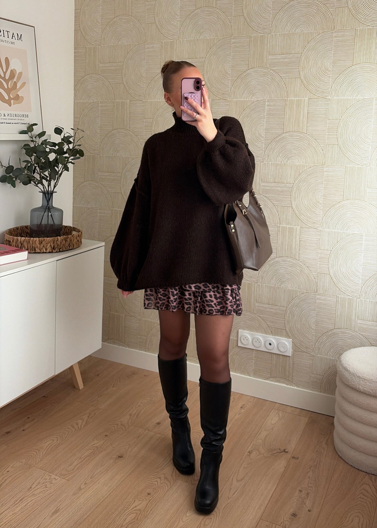 Pull oversize choco - INÈS