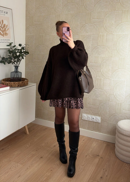 Pull oversize choco - INÈS