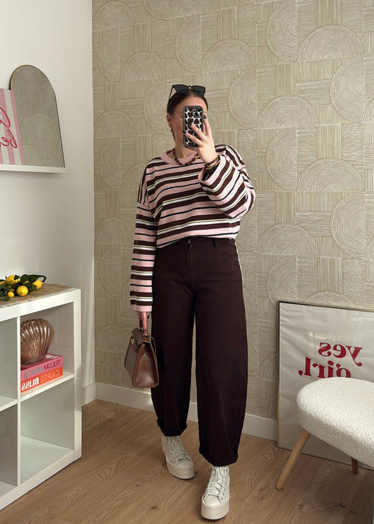 Jeans ballon choco - DIM