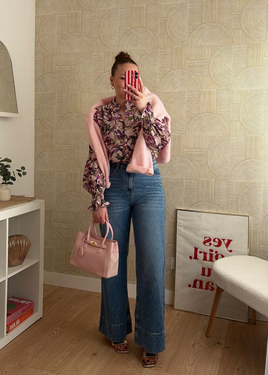 Chemisier parme - FLORA