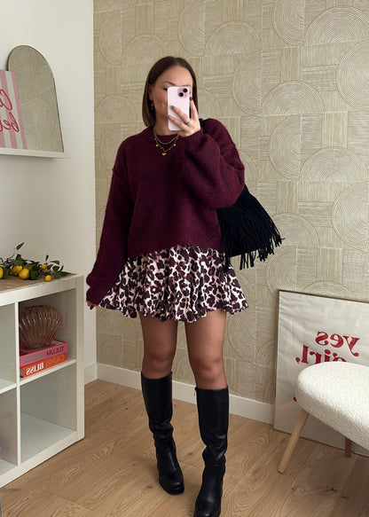 Pull à surpiqûres - PRUNE