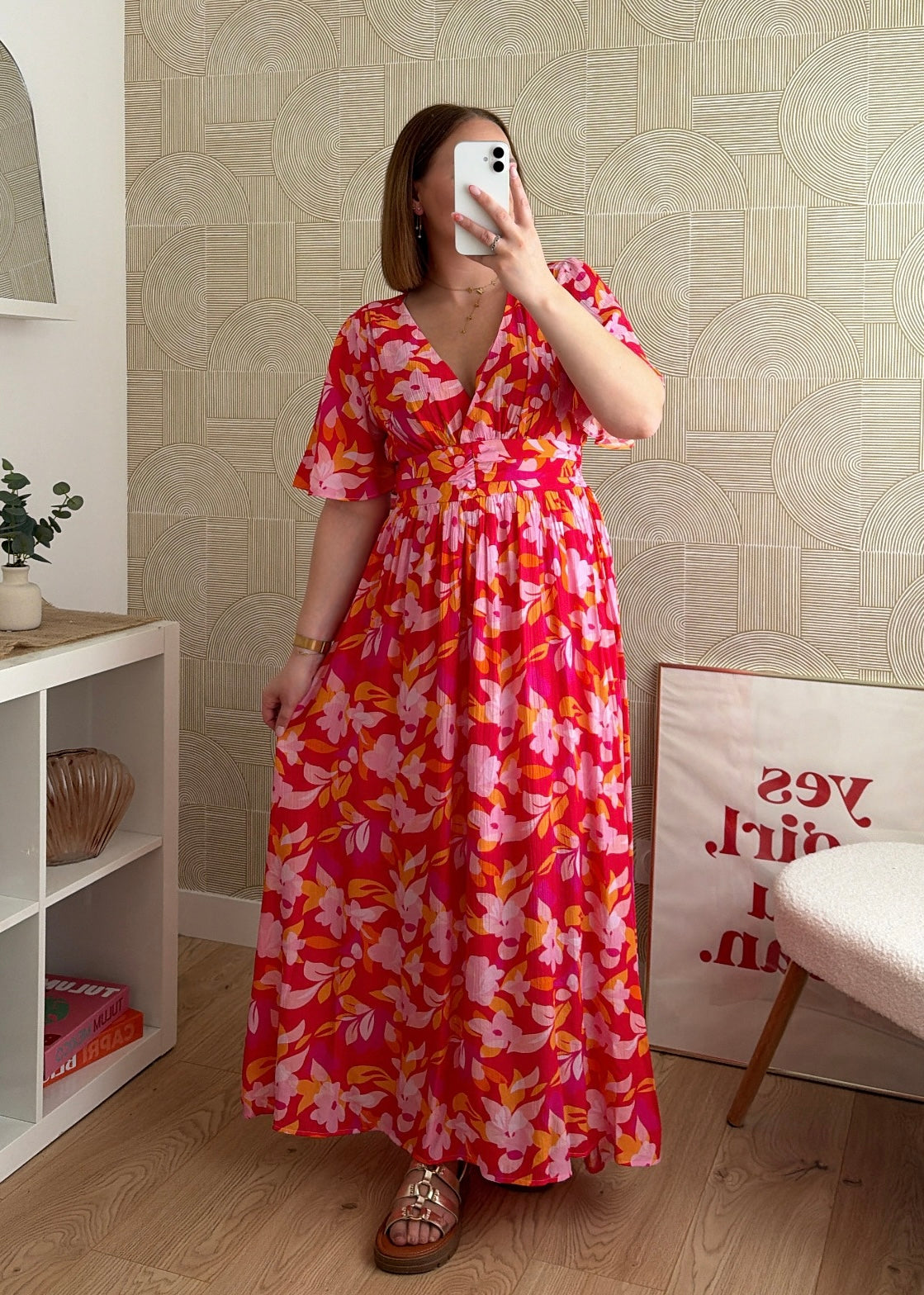 Robe longue fuchsia - BLOOM
