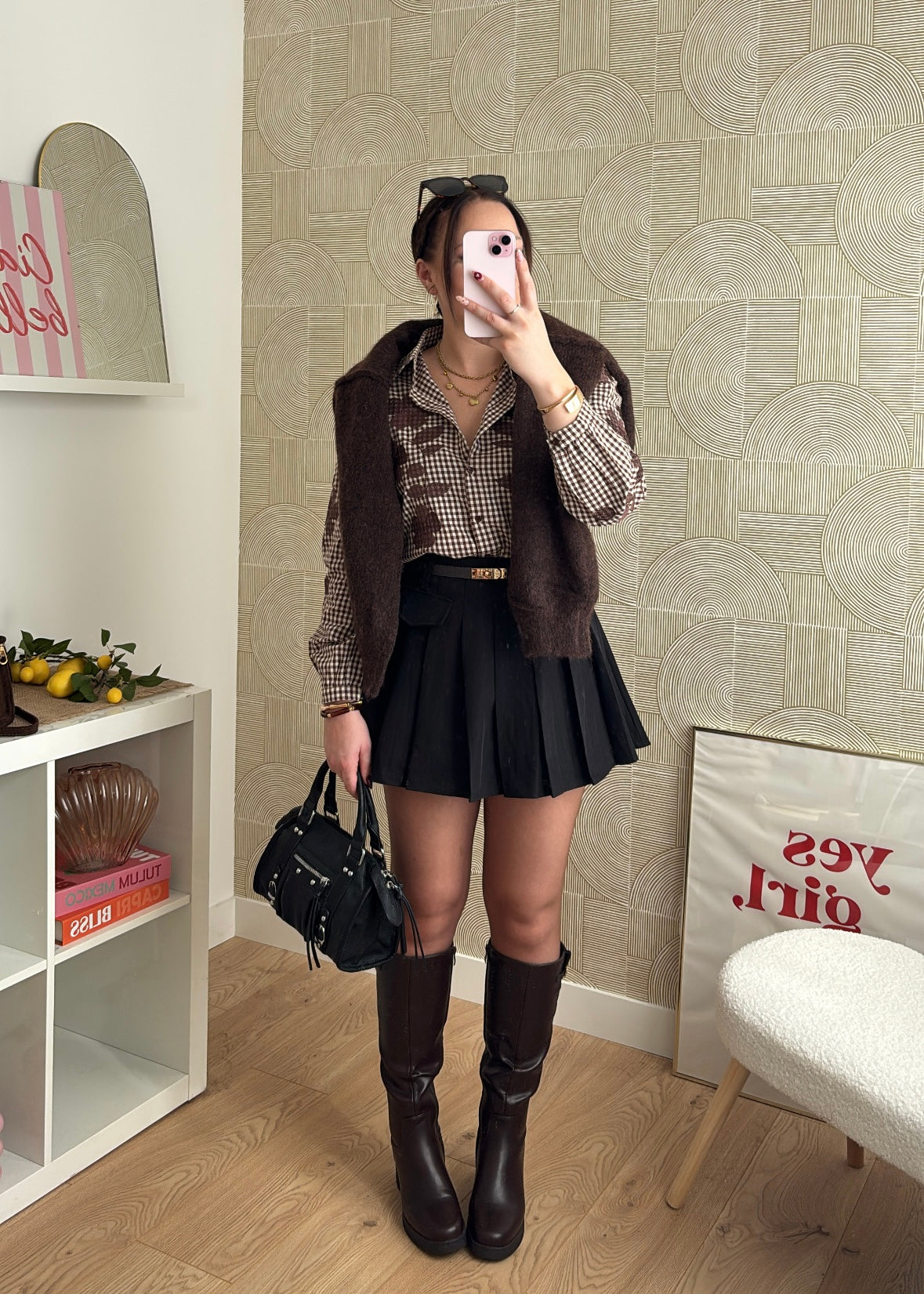 Chemisier choco - SWAN