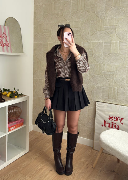 Chemisier choco - SWAN