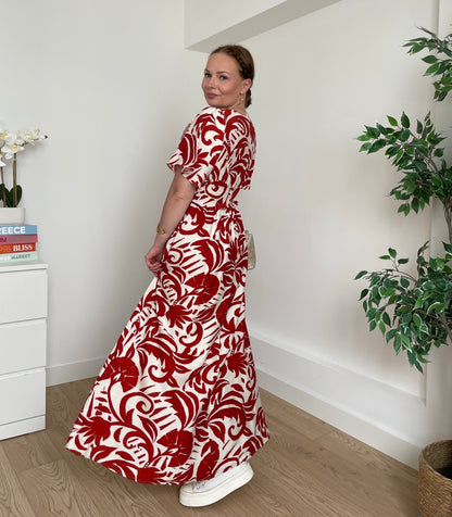 Robe longue rouille DALIROSA