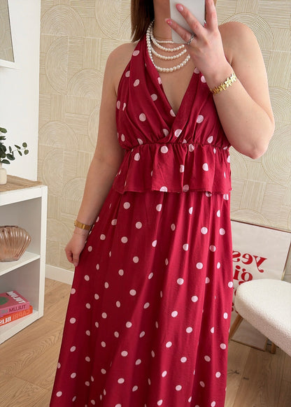 Jupe longue burgundy - POIS