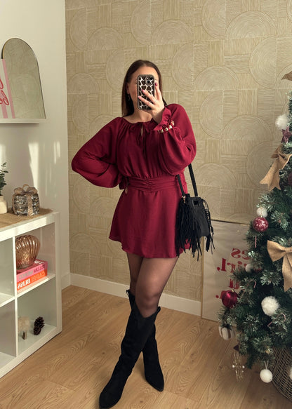 Combinaison bordeaux - ALBA