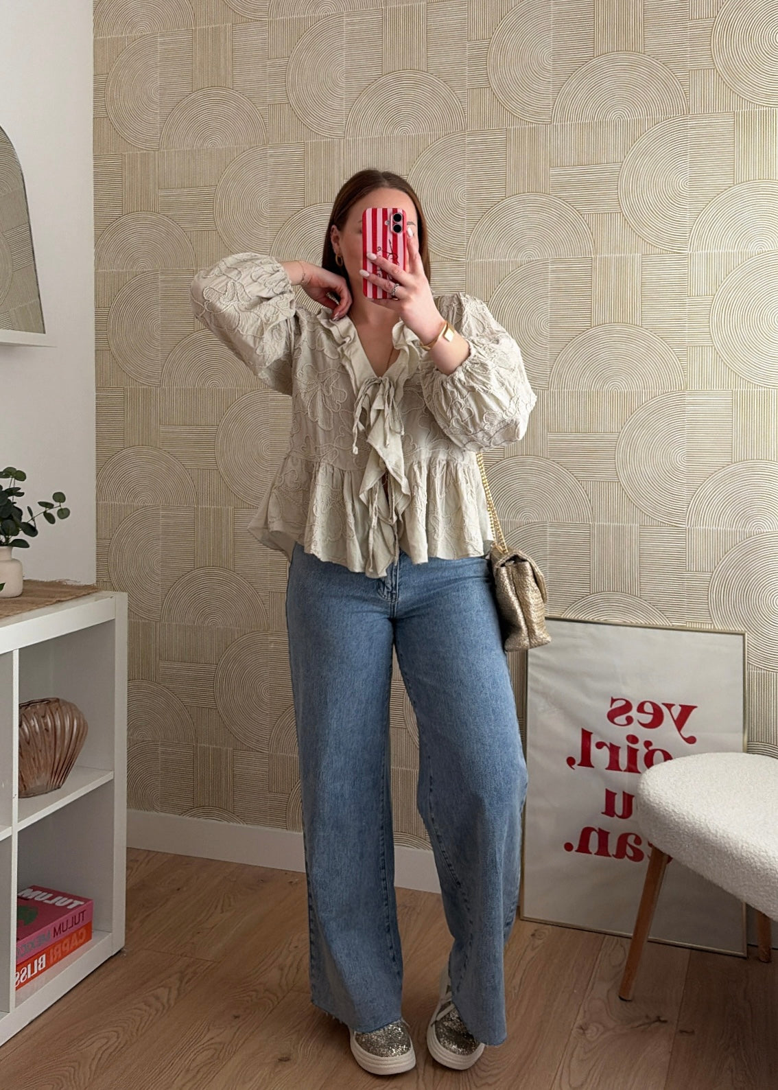 Blouse beige - ROMANCIA