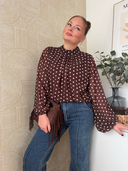 Blouse choco - POIS