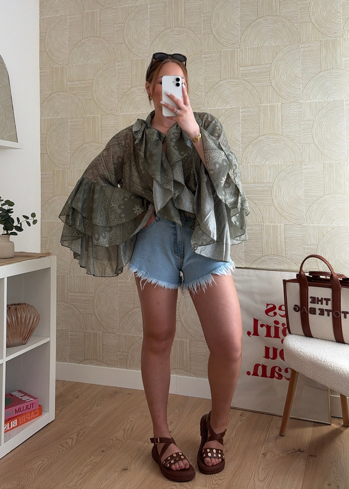 Blouse kaki - BANDANA