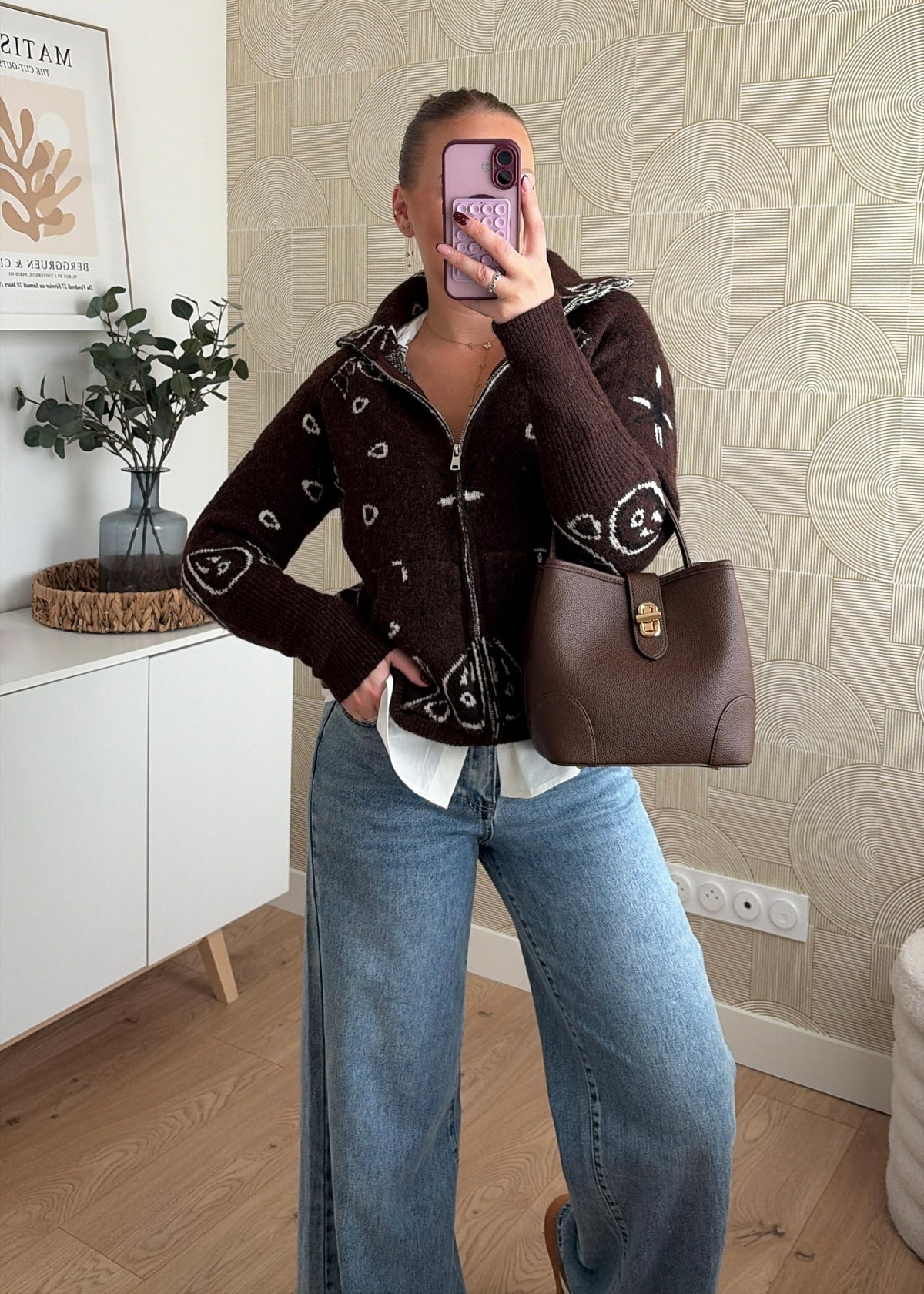 Gilet bandana choco - MAËLYS