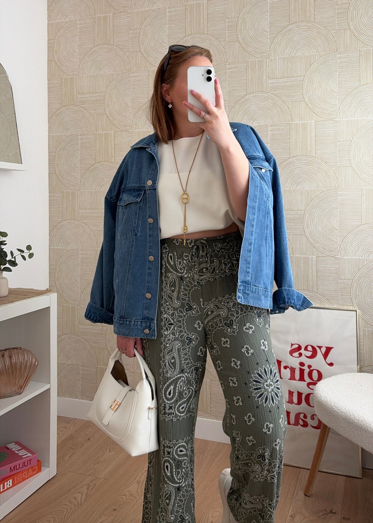 Pantalon kaki bohème - LORIE