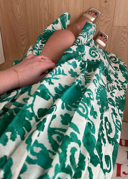 Robe longue à motifs - CLARISSE