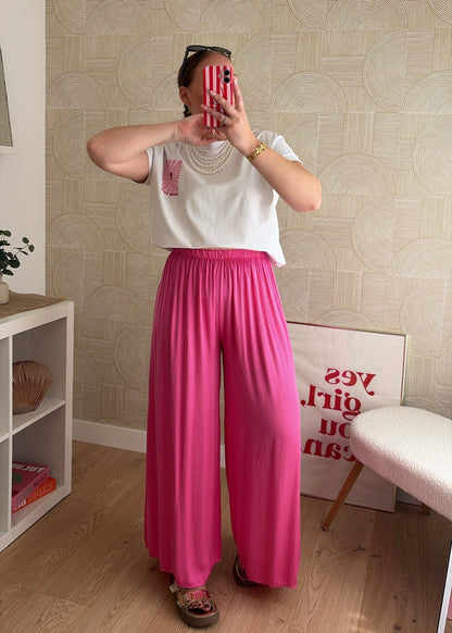 Pantalon fuchsia - PADDY