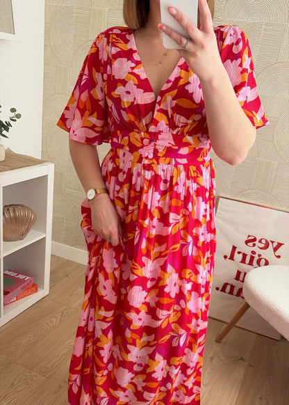 Robe longue fuchsia - BLOOM