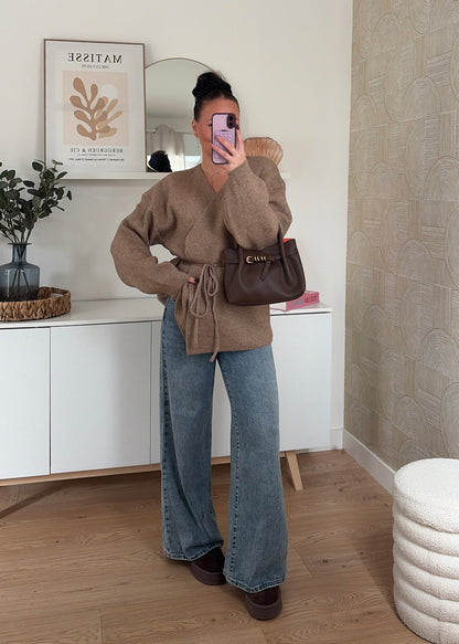 Kimono taupe - MAYA