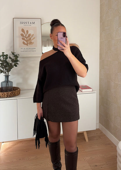 Jupe-short léopard - ORIA