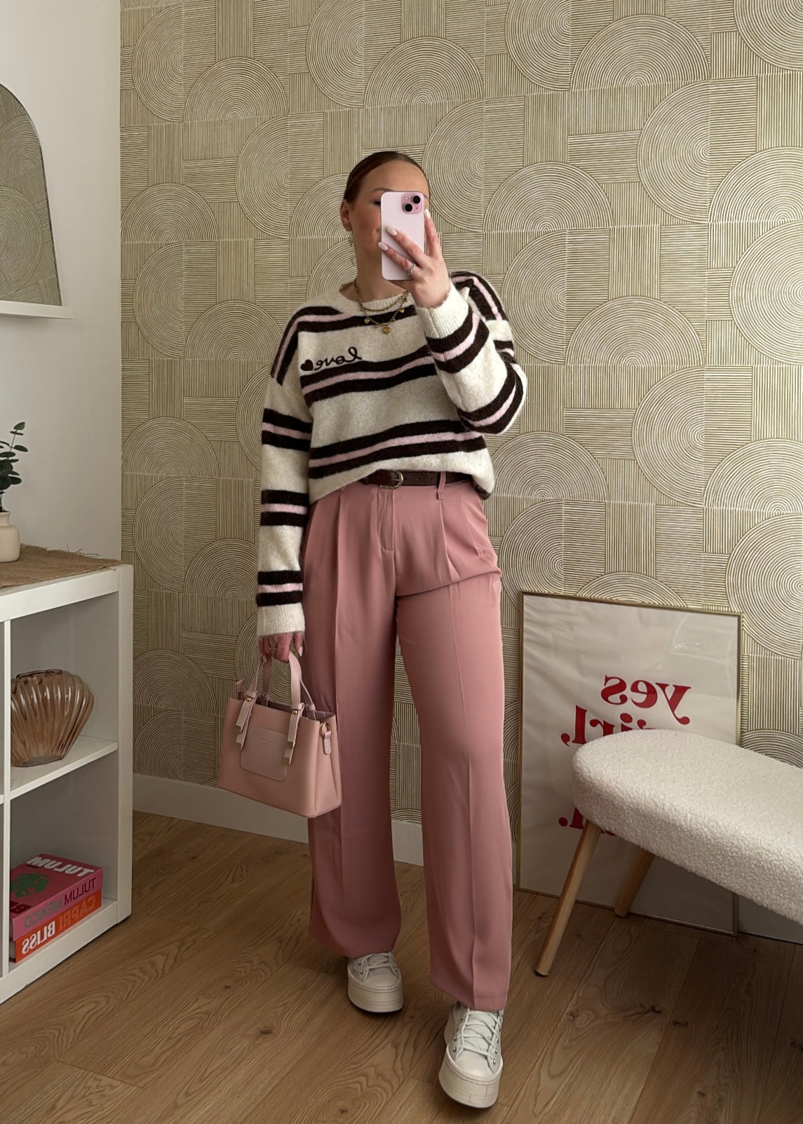 Pantalon vieux rose - SANDRO