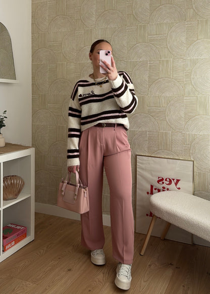 Pantalon vieux rose - SANDRO
