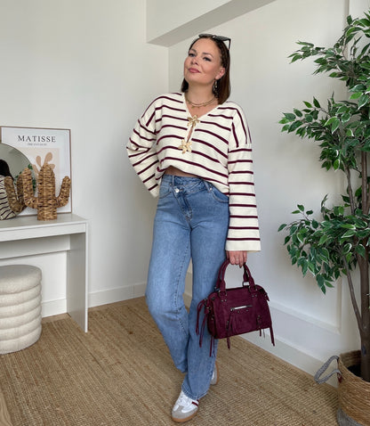 Pull bordeaux - MARIN