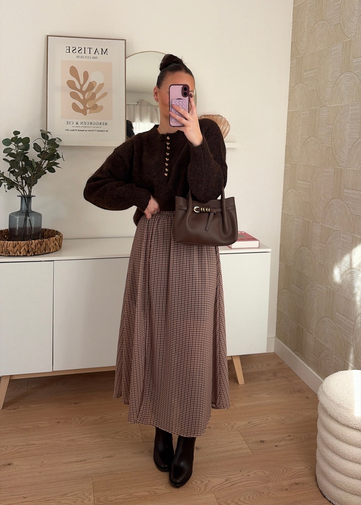Jupe longue choco - CARRYA