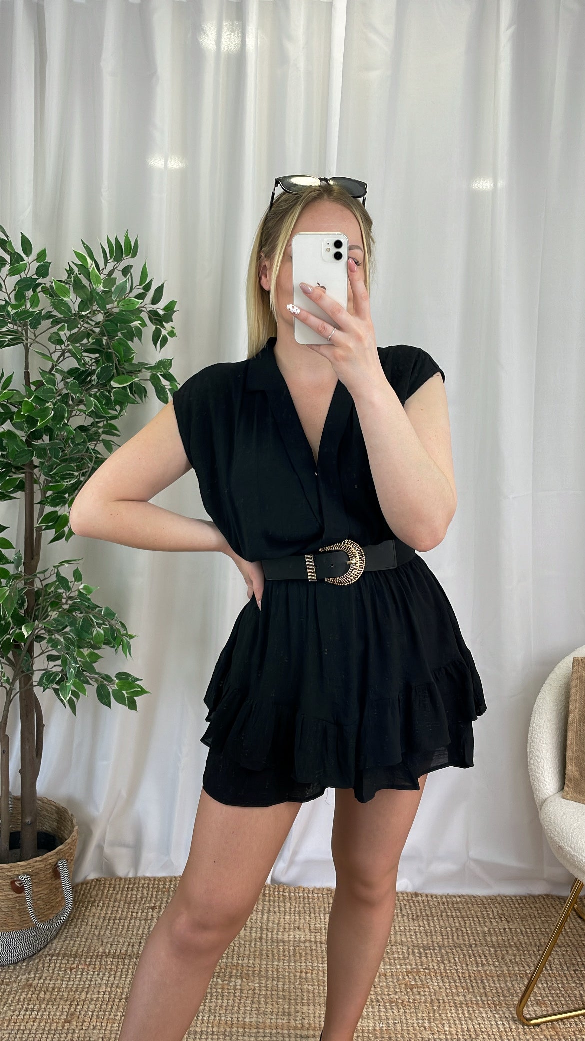 Combinaison short noire - DAJORA