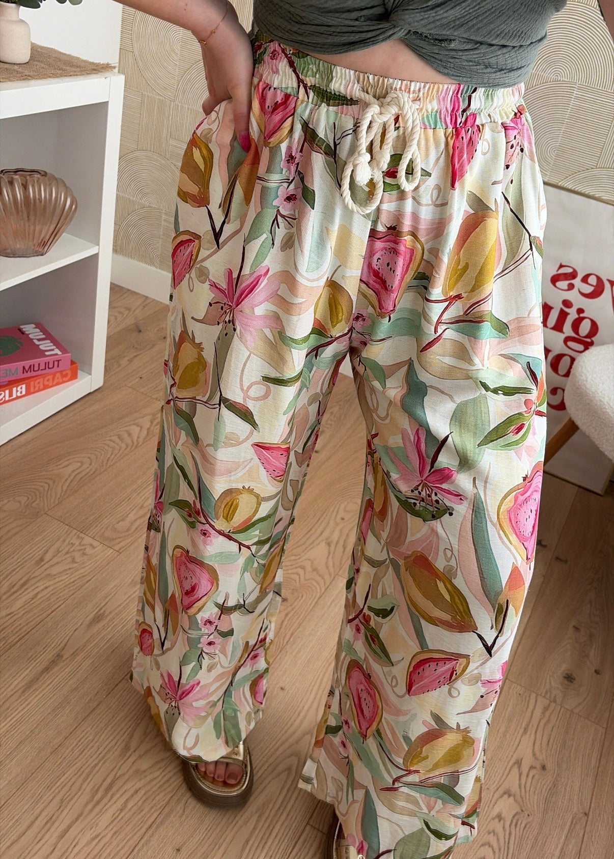 Pantalon fluide beige - EDEN