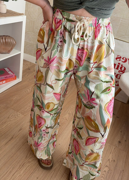 Pantalon fluide beige - EDEN