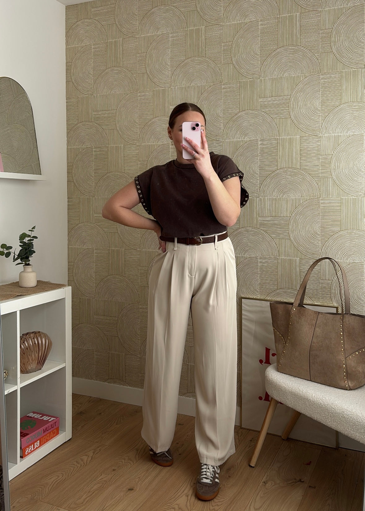 Pantalon écru - SANDRO