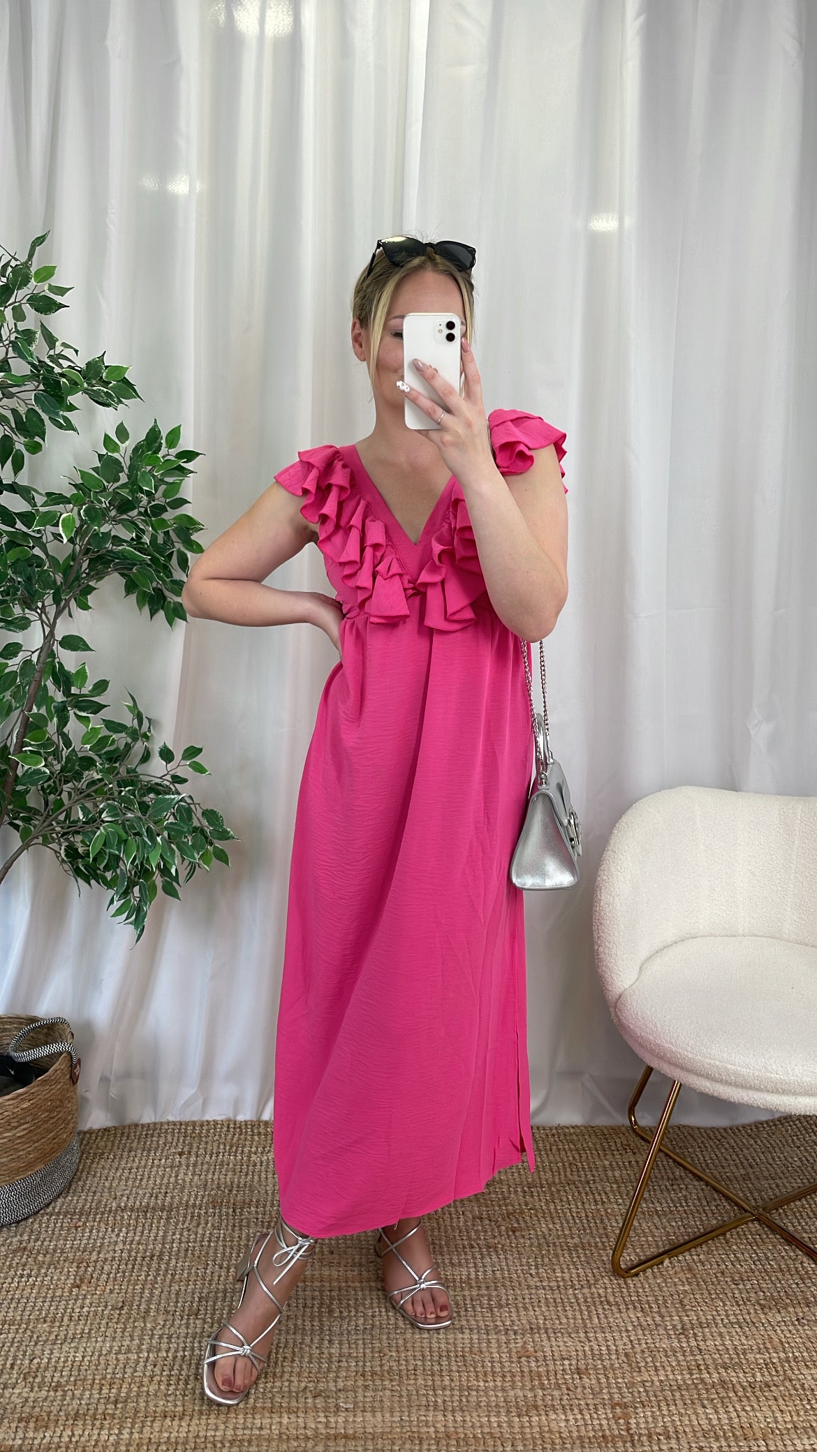 Robe longue rose - PITHA