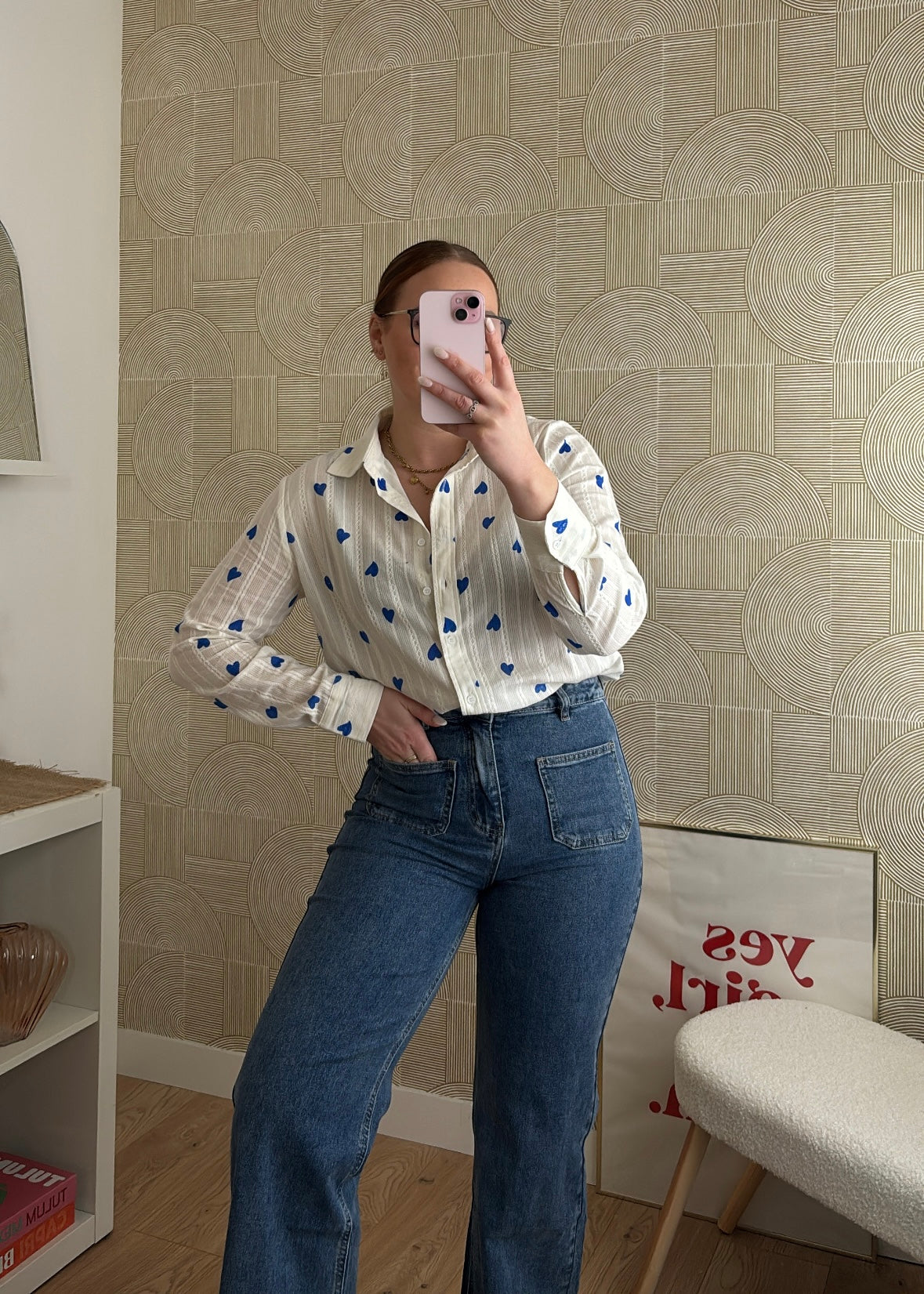 Chemisier à cœurs - BLUEVY