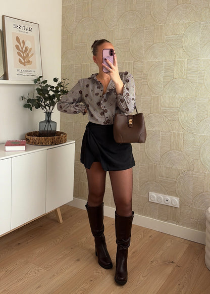 Jupe-short noire - TORSADE