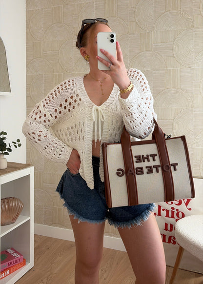 Gilet blanc - CROCHET