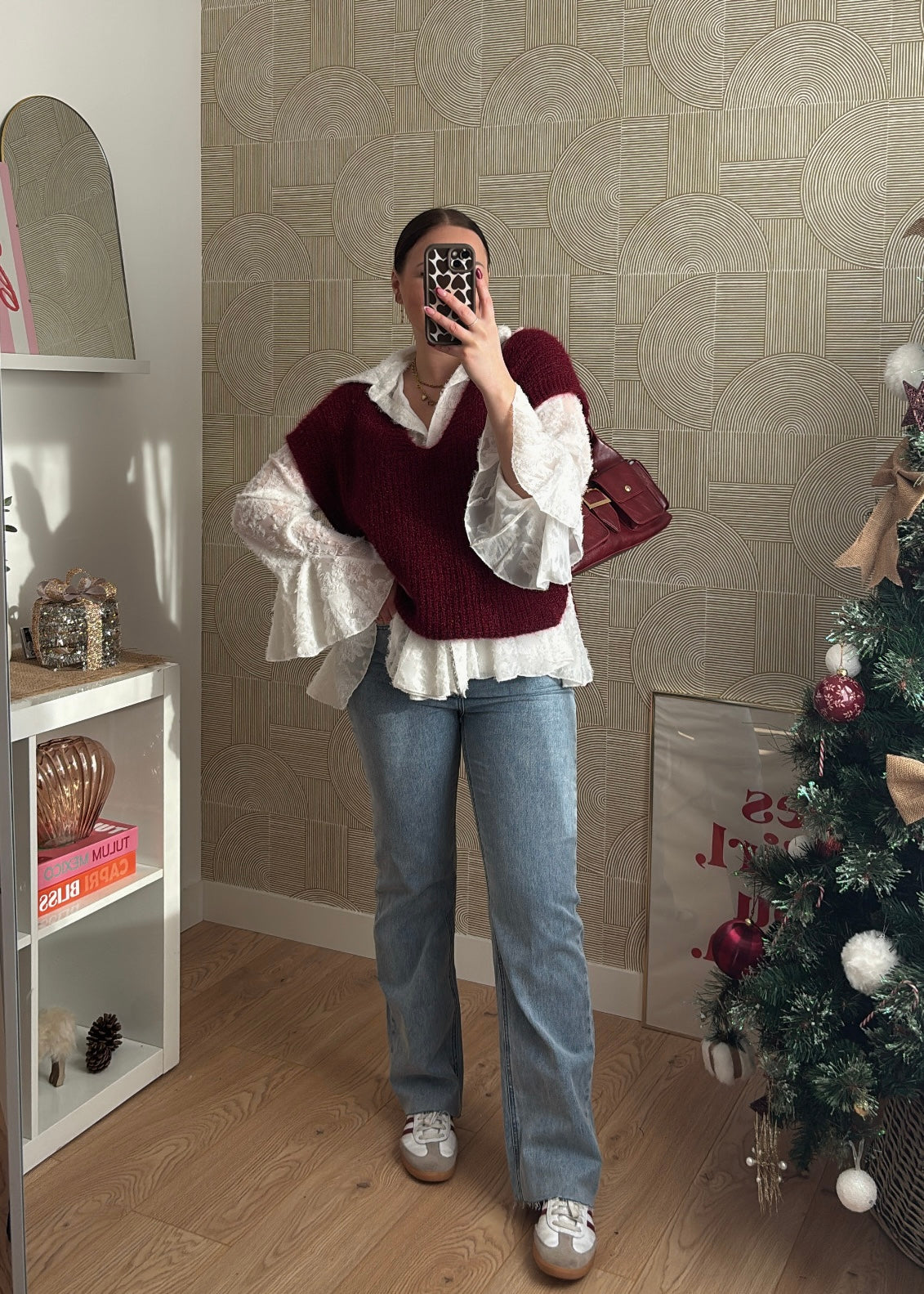 Pull bordeaux - MANGA
