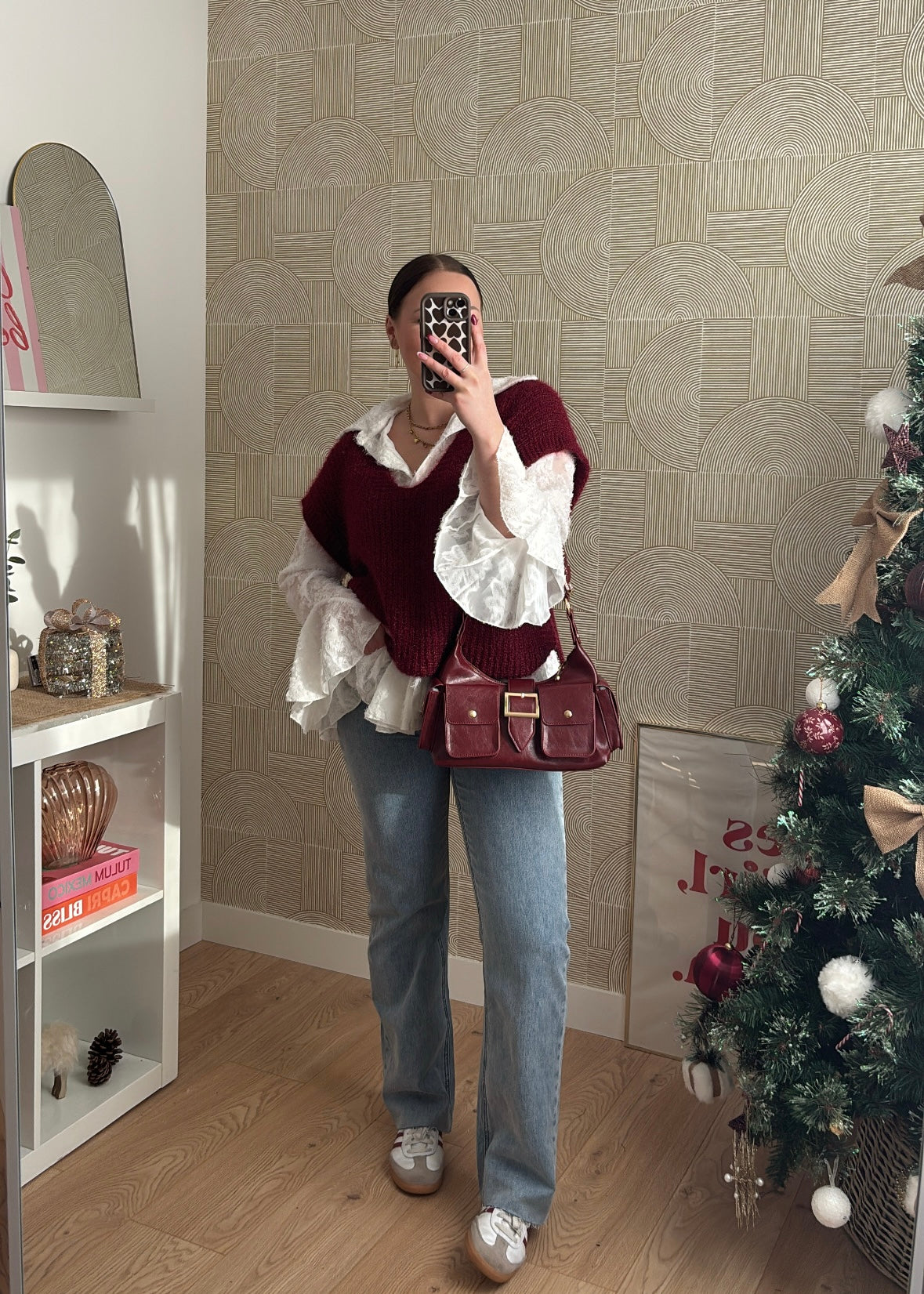 Pull bordeaux - MANGA