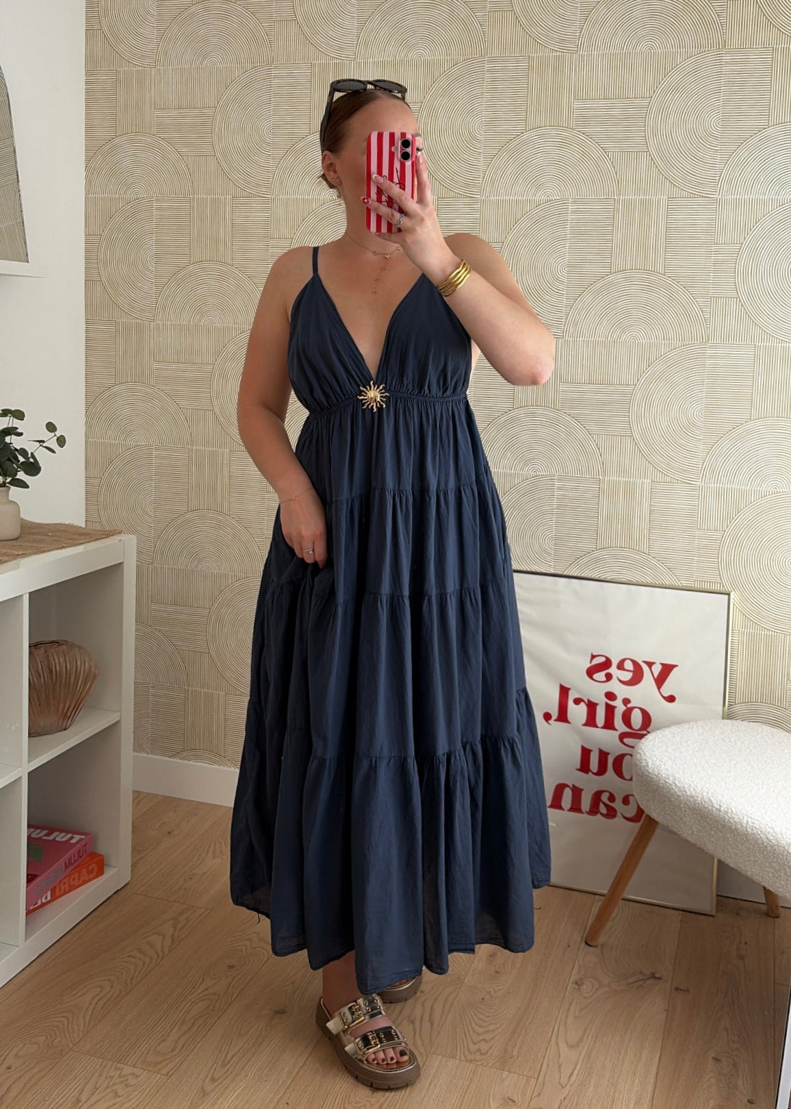 Robe longue navy - SUNNY