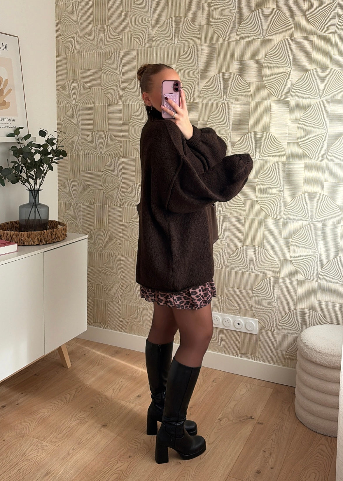 Pull oversize choco - INÈS