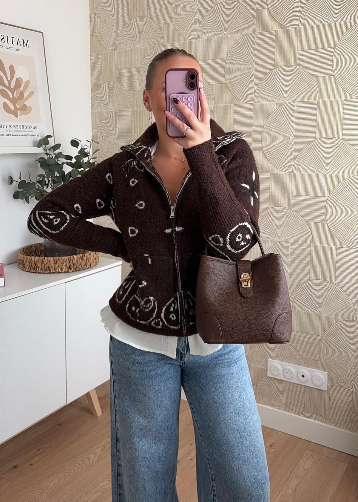 Gilet bandana choco - MAËLYS
