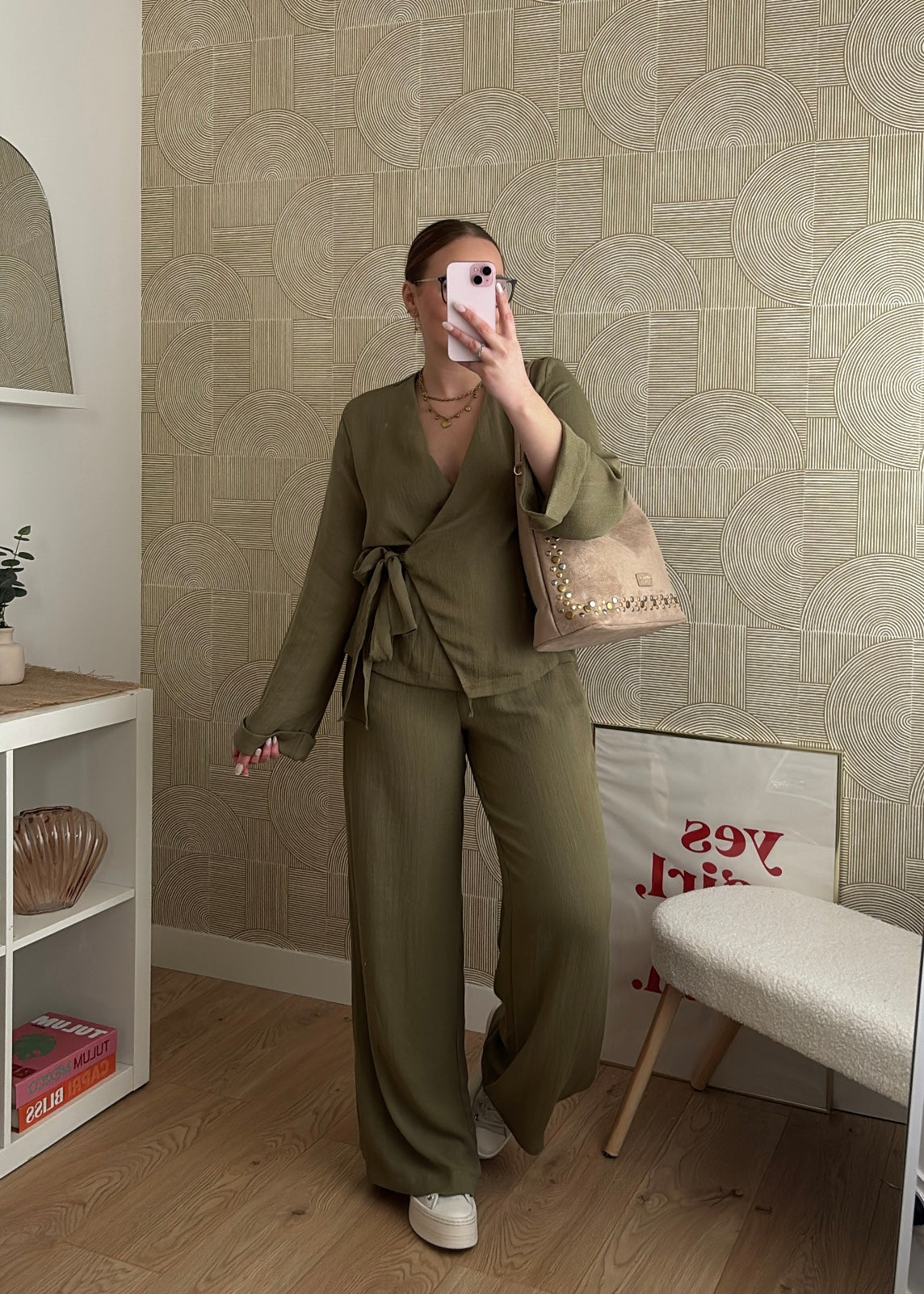 Ensemble fluide kaki - MORAH