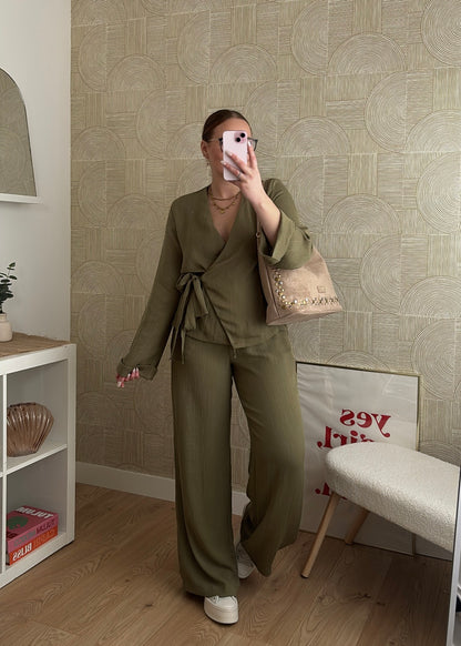 Ensemble fluide kaki - MORAH