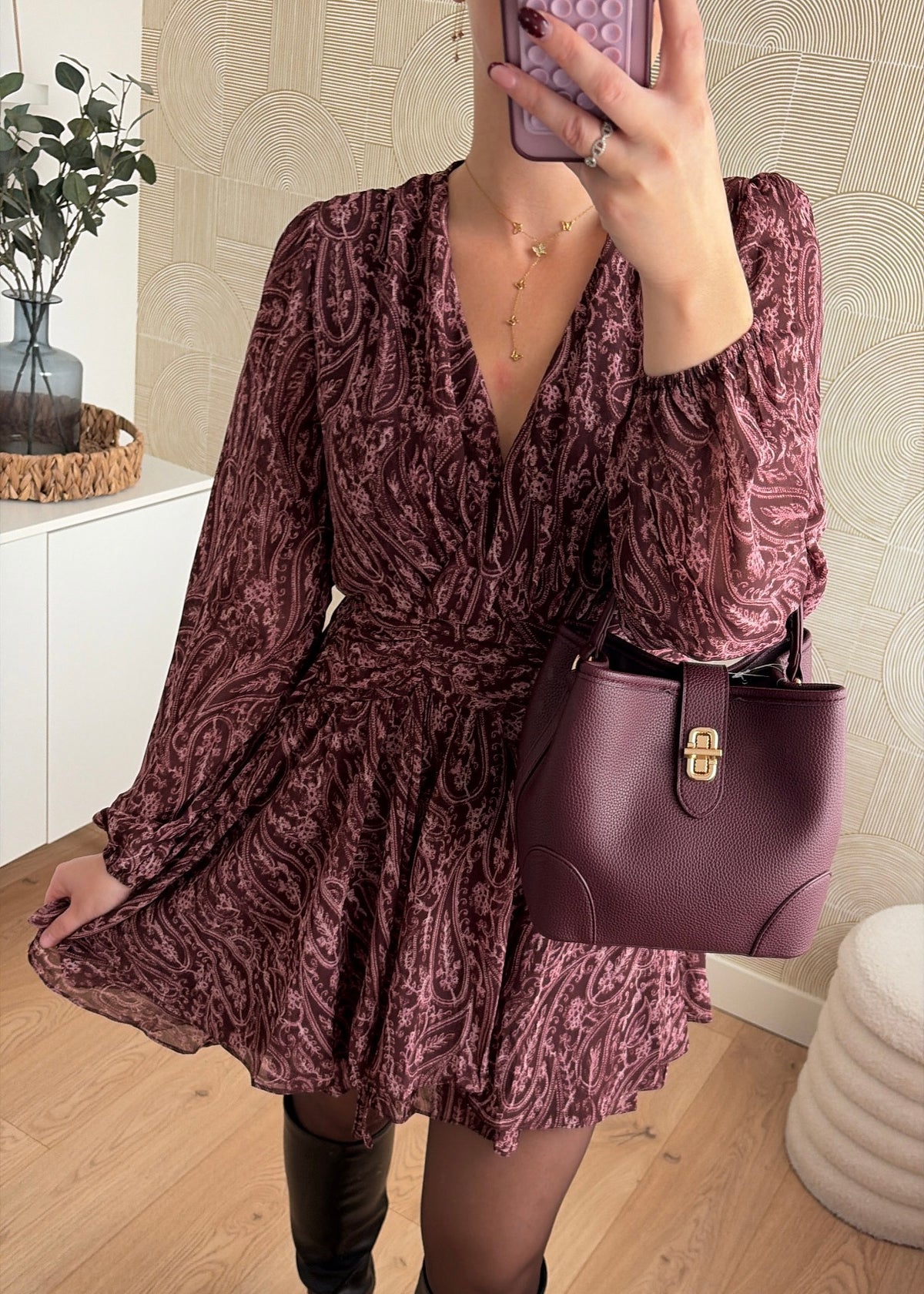 Robe imprimé cachemire - LOLLY